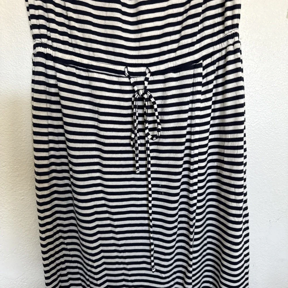 CAbi 5105 Boat Striped Maxi dress, blue/white‎ Sz Small, nautical, coastal
